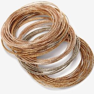 Multi Color Rose Gold Silver Gold Bracelet Jewelry Bangles